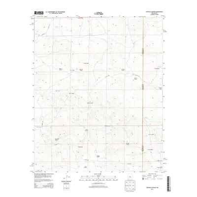 2013 Map of Chivata Canyon, 2013 Print