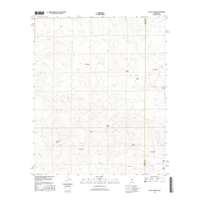 2017 Map of Chivata Canyon, 2017 Print