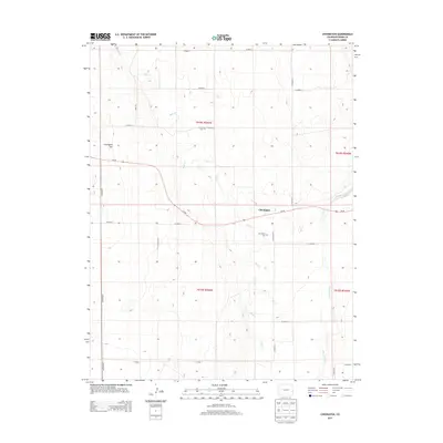2013 Map of Chivington, 2013 Print