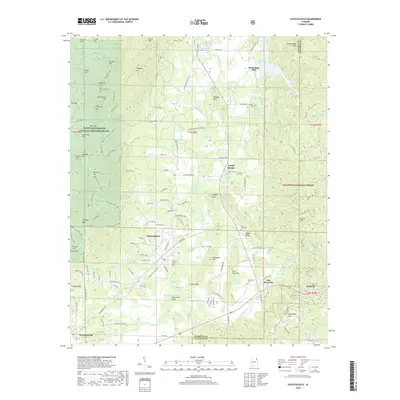 2018 Map of Choccolocco, 2018 Print