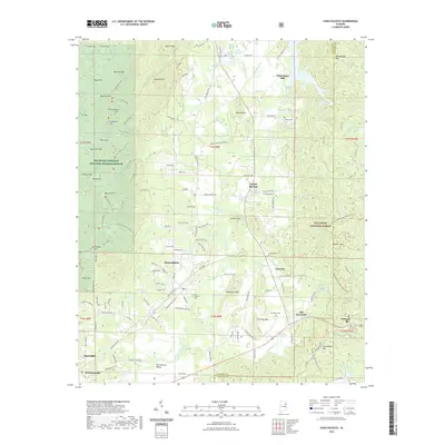2021 Map of Choccolocco, 2021 Print
