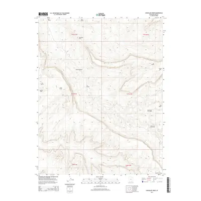 2014 Map of Chocolate Drop, 2014 Print
