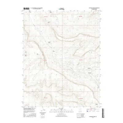 2017 Map of Chocolate Drop, 2017 Print