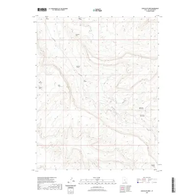 2020 Map of Chocolate Drop, 2020 Print