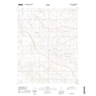 2023 Map of Chocolate Drop, 2023 Print