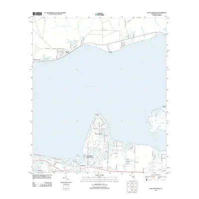 2012 Map of Choctaw Beach, 2012 Print