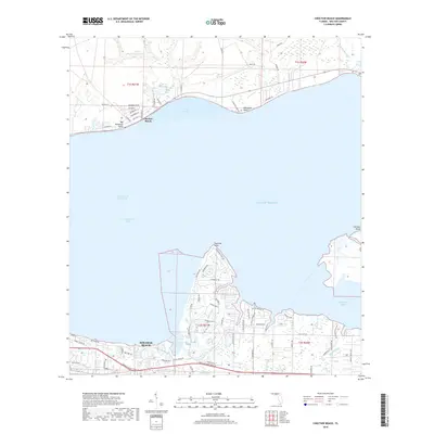 2018 Map of Choctaw Beach, 2018 Print