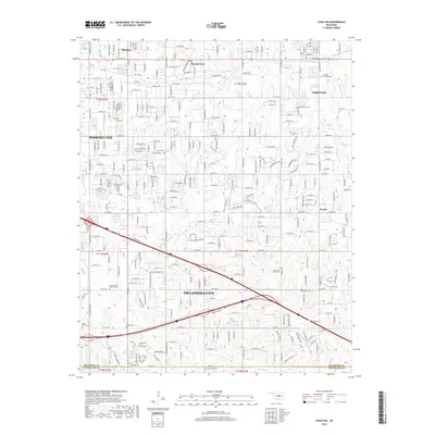 2018 Map of Choctaw, 2018 Print