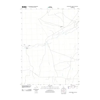 2010 Map of Chokecherry Canyon, 2010 Print