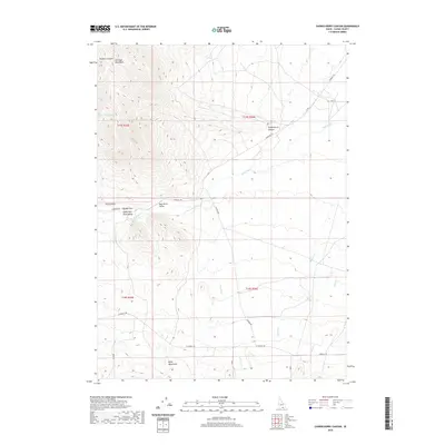 2020 Map of Chokecherry Canyon, 2020 Print