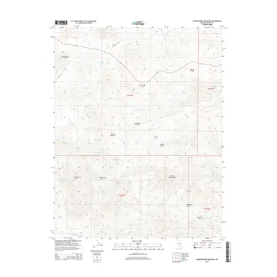 2014 Map of Chokecherry Mountain, 2014 Print