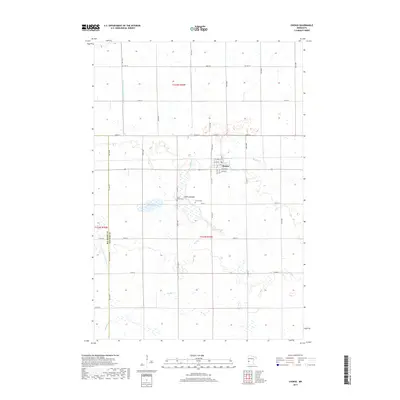 2019 Map of Chokio, 2019 Print