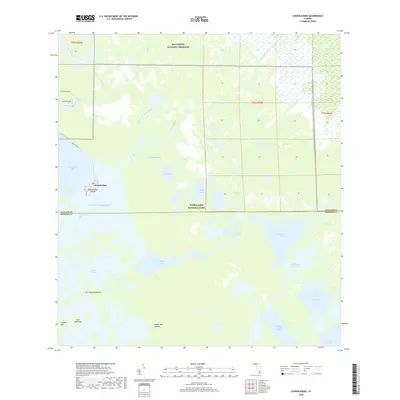 2018 Map of Chokoloskee, 2018 Print