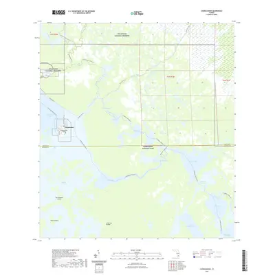 2021 Map of Chokoloskee, 2021 Print