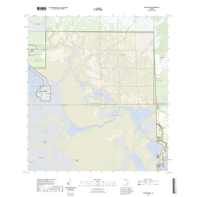 2024 Map of Chokoloskee, 2024 Print