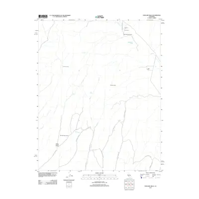 2012 Map of Cholame Hills, 2012 Print