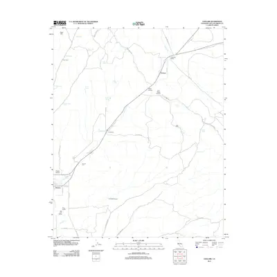 2012 Map of Cholame, 2012 Print