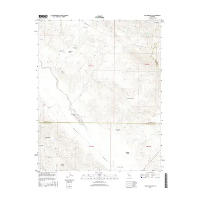 2015 Map of Cholame Valley, 2015 Print