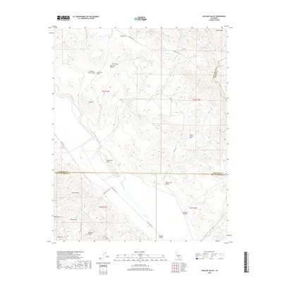 2018 Map of Cholame Valley, 2018 Print
