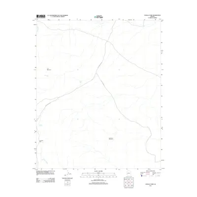 2011 Map of Cholla Tank, 2011 Print