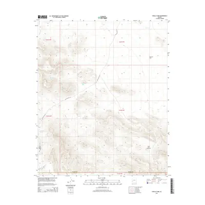 2014 Map of Cholla Tank, 2014 Print