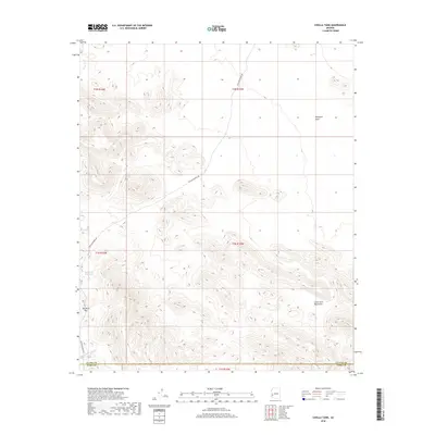 2018 Map of Cholla Tank, 2018 Print