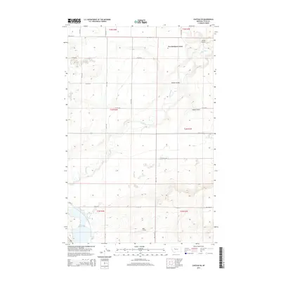 2014 Map of Choteau SE, 2014 Print