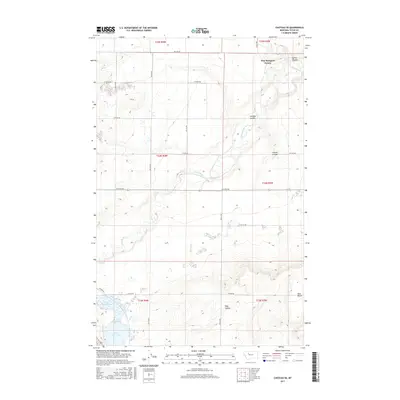 2017 Map of Choteau SE, 2017 Print