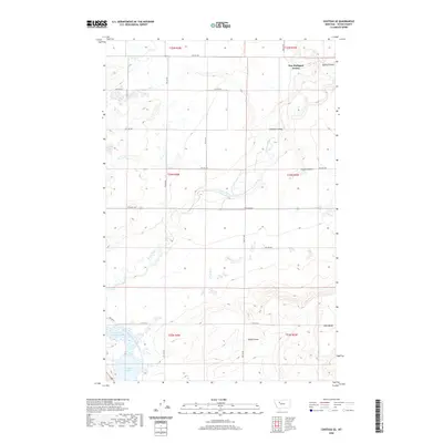 2020 Map of Choteau SE, 2020 Print