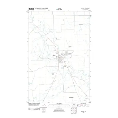 2011 Map of Choteau, 2011 Print