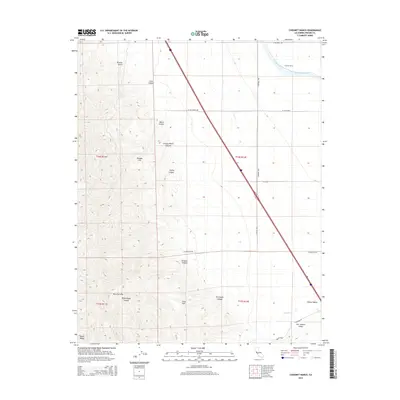 2015 Map of Chounet Ranch, 2015 Print