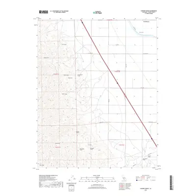 2018 Map of Chounet Ranch, 2018 Print