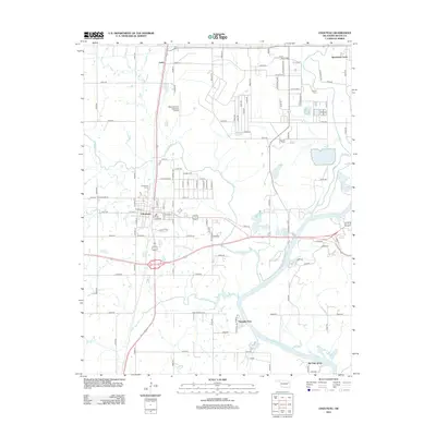 2012 Map of Chouteau, 2012 Print