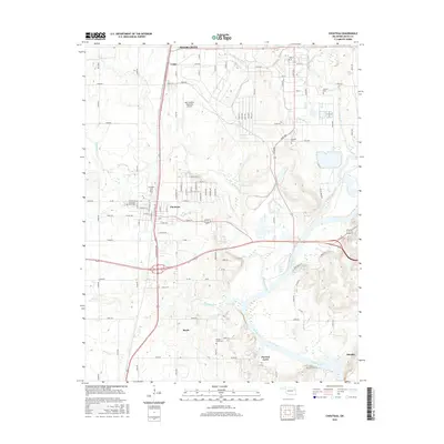 2016 Map of Chouteau, 2016 Print