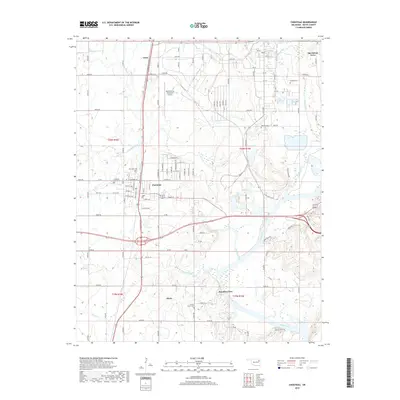 2019 Map of Chouteau, 2019 Print