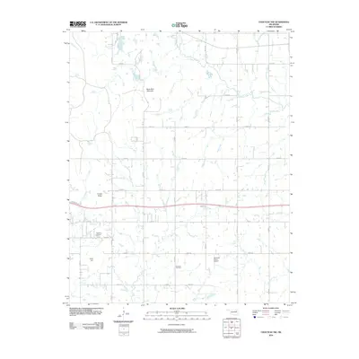 2010 Map of Chouteau NW, 2010 Print