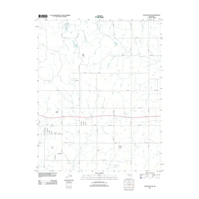 2012 Map of Chouteau NW, 2012 Print