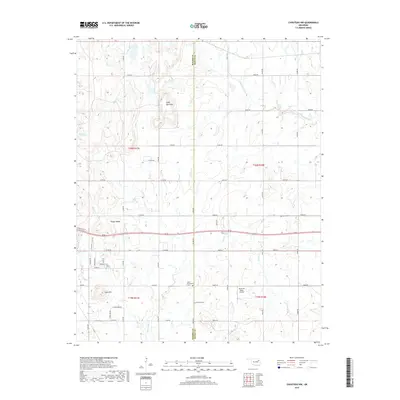 2019 Map of Chouteau NW, 2019 Print