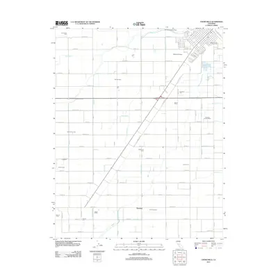 2012 Map of Chowchilla, 2012 Print