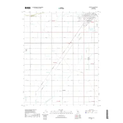 2018 Map of Chowchilla, 2018 Print
