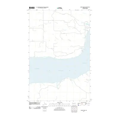 2011 Map of Chris Creek, 2011 Print