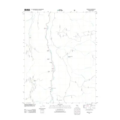 2012 Map of Chris Flat, 2012 Print