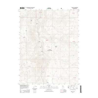 2015 Map of Chris Flat, 2015 Print