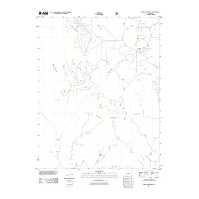 2011 Map of Chris Mountain, 2011 Print