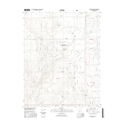 2016 Map of Chris Mountain, 2016 Print