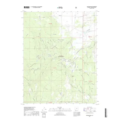 2019 Map of Chris Mountain, 2019 Print
