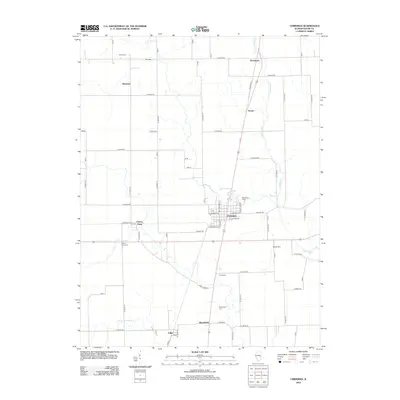2012 Map of Chrisman, 2012 Print