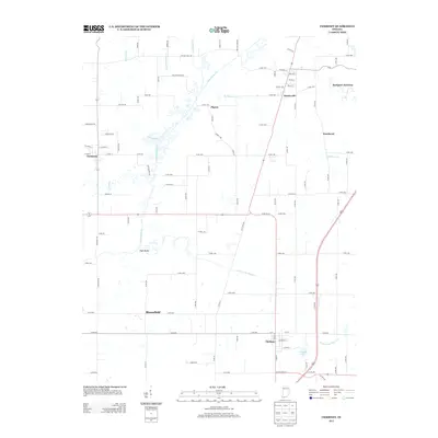 2013 Map of Chrisney, 2013 Print