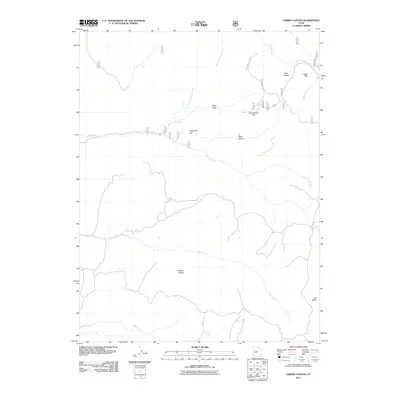 2011 Map of Chriss Canyon, 2011 Print