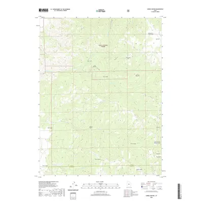 2020 Map of Chriss Canyon, 2020 Print